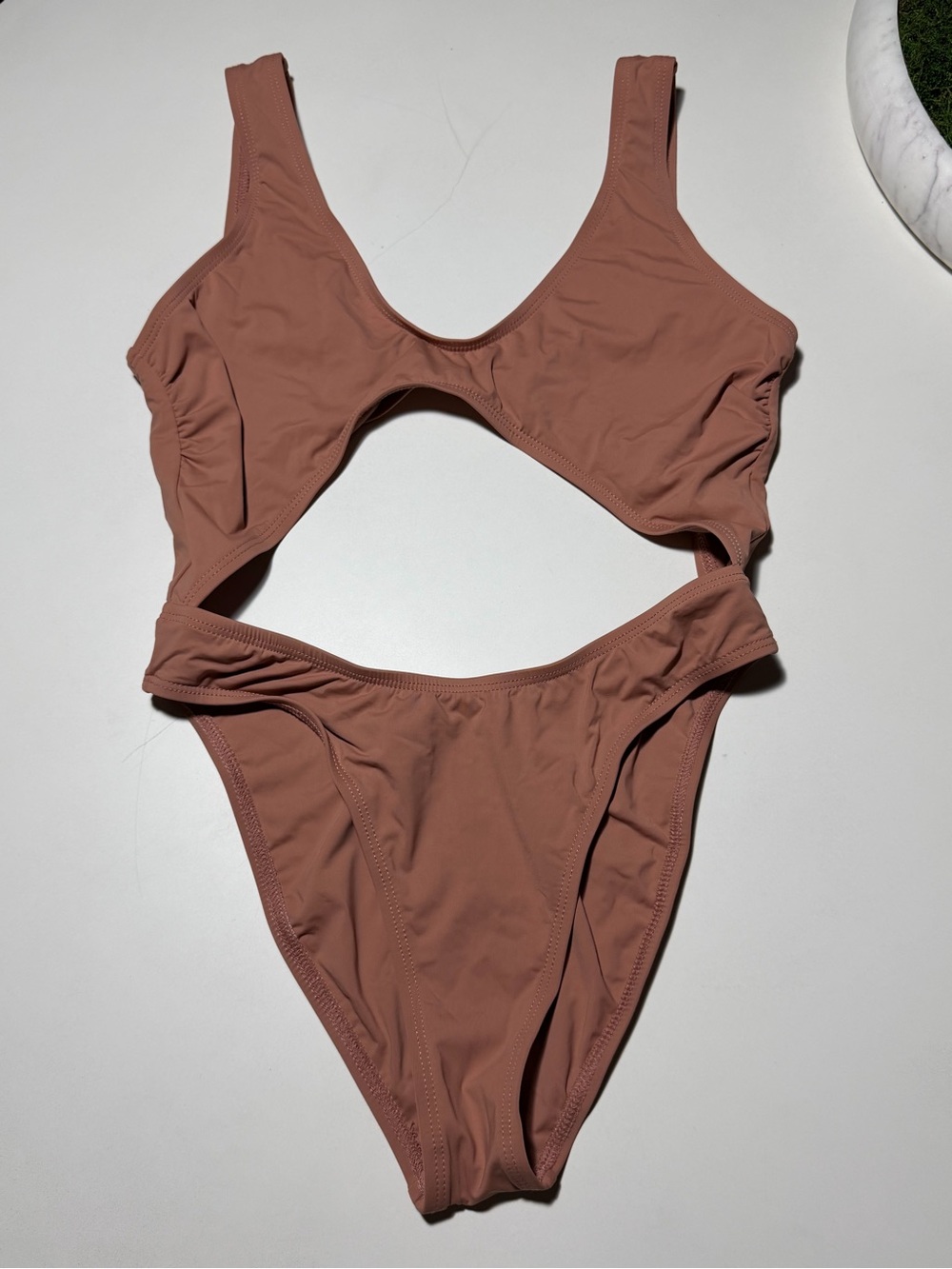 Dippin' Daisy's Mauve Pink Cutout Bikini Size L